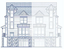 The Ardmore Side Elevation
